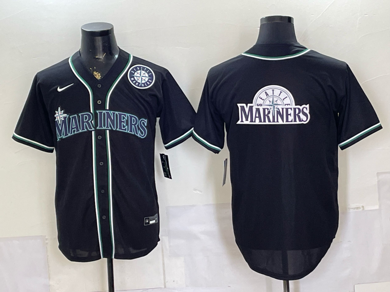 Men 2026 Seattle Mariners blank black Nike MLB Jersey 08010013->seattle mariners->MLB Jersey